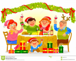 Family Celebrating Holiday Clipart | Free Images at Clker ...