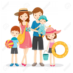 Family Family Vacation Holiday Clipart