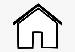 House Black And White House Outline Clipart Black And - Home ...
