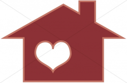 Home is Where Gods Heart Is | Church Clipart