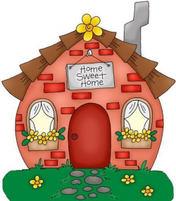 Home Sweet Home clipart | ღ Clipart ღ | Cartoon house, House ...