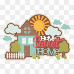 Download Free png Home Sweet Home Title Svg Scrapbook Cut File Cute ...