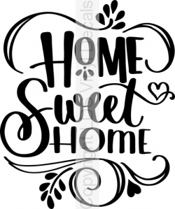 HOME Sweet HOME - Home Quotes and Sayings - Vinyl Wall Art, Phrases ...