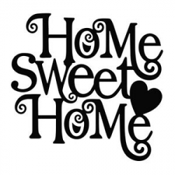 Details about Home sweet home vinyl decal sticker for Window Door Wall  house entry RV decor