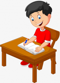 Serious Homework Kids, Kids Clipart, Homework, Child PNG ...