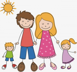 Happy Family | Family vector, Family clipart, Cartoon