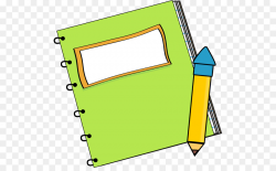 Paper Notebook Pencil Clip Art - Noteboo #83844 - PNG Images ...