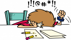 Clipart homework stress, Clipart homework stress Transparent ...