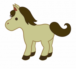 Baby Horse Clipart - Pony Cartoon Free PNG Images & Clipart Download ...