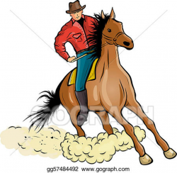 Vector Stock - Cowboy. Clipart Illustration gg57484492 - GoGraph