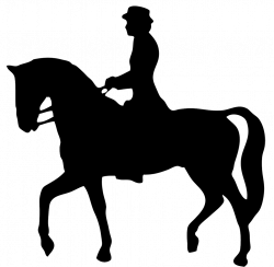 horse rider silhouette clipart | Horses | Horse silhouette, Dressage ...