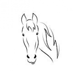 Horse Head Clip Art - Royalty Free - GoGraph