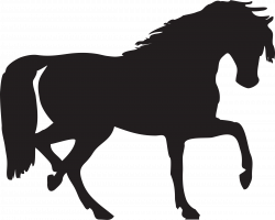 Horse silhouette vector clipart image - Free stock photo - Public ...