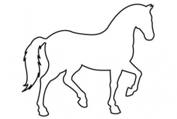 Simple Outline Horse - ClipArt Best | String Art | Horses, Horse ...