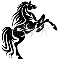 horse standing on back legs clipart. Royalty-free GIF, JPG, PNG, EPS ...