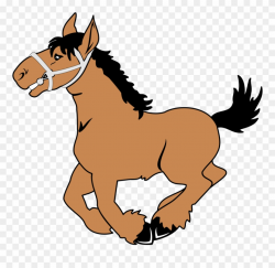 Horse Clipart Free Clipart - Cartoon Horse Transparent Background ...