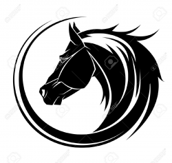 Stock Vector | Tattoo ideas | Horse tattoo design, Tribal horse ...
