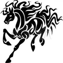 running horse art clipart. Royalty-free GIF, JPG, PNG, EPS, SVG, AI ...