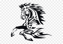 Tribal Tattoos Clipart - Horse Tribal Png, Transparent Png - 650x650 ...