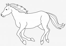 Running Horse Clip Art - Clip Art Horse Black And White - Free ...