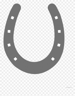 Black And White Horseshoe Clipart - Horse Shoe Clipart Png ...