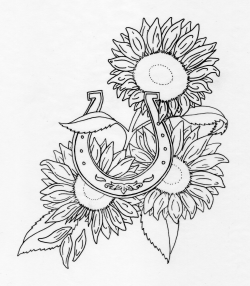 5 Horseshoe drawing floral for free download on ayoqq cliparts