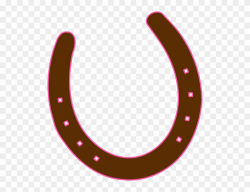 Svg Transparent Download Brown Horseshoe Clipart - Pink Horse Shoe ...
