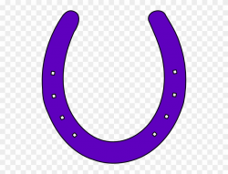 See The Source Image - Purple Horseshoe Clipart - Png Download ...