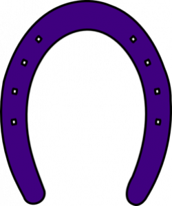 Purple Horse Shoe Clip Art at Clker.com - vector clip art online ...