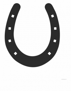 Horseshoe Clipart Transparent - Horse Shoes Black And White ...