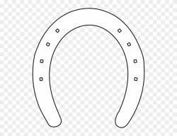 Horse Shoe Outline Clip Art At Clipart Library - White Horseshoe ...