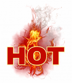 hot #text #flower #fire #flames - Rose On Fire Clipart ...
