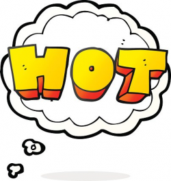 thought bubble cartoon word hot Clipart Image | +1,566,198 ...