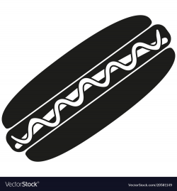 Hot Dog Silhouette