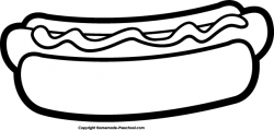 Hot Dog Silhouette