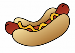 Vector Transparent Library Hot Dog With Sausage Bun ...