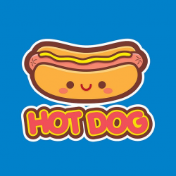 Kawaii Hot Dog T-Shirt in 2019 | Hot dogs, Hot dog drawing ...