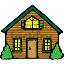 house 001 c clipart. Royalty-free GIF, JPG, PNG, EPS, SVG, AI, PDF ...