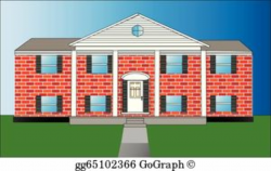Big House Clip Art - Royalty Free - GoGraph