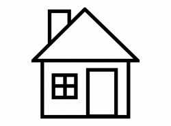 28 Collection Of House Clipart Black And White Png - House In Black ...