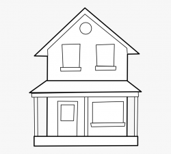 House Storey Drawing Line Art Architecture - Two Storey ...