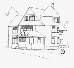 House Black And White Clipart House - Big House Clipart ...