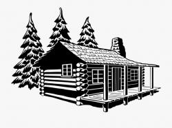 Cabin, Log Cabin, Log Home, Rustic, Abode, House - Black And ...