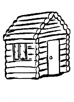 Log Cabin Coloring Page | Clipart Panda - Free Clipart ...