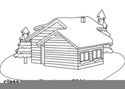 Black And White Cabin Clipart | Free Images at Clker.com ...