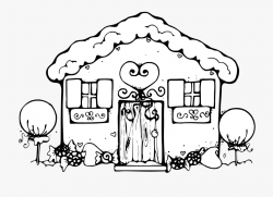House Black And White Clipart Cute - My Little Pony House ...