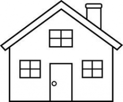 Image result for house clipart black and white | House ...