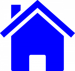 Simple Blue House Clip Art at Clker.com - vector clip art online ...