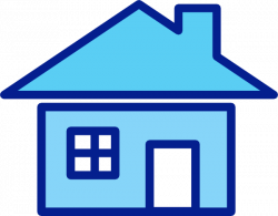 Blue House Clip Art at Clker.com - vector clip art online, royalty ...