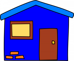Blue House Clip Art at Clker.com - vector clip art online, royalty ...